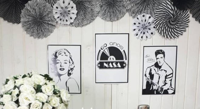 Festa anos 60 estilo Marylin Monroe