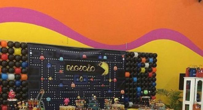 festa anos 80 - festa pac man 