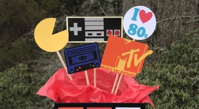 festa anos 80 - kit festa anos 80