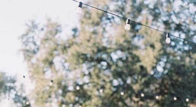 festa de casamento ao ar livre