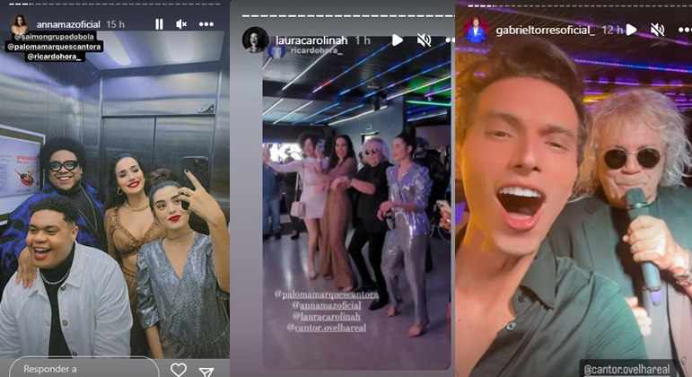 Jurados compartilharam momentos da festa no Instagram