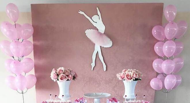 festa infantil bailarina simples 