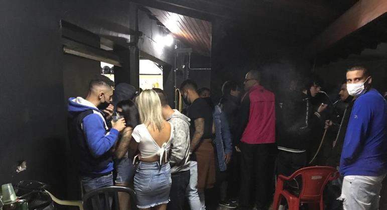 Festa interrompida na zona leste de São Paulo
