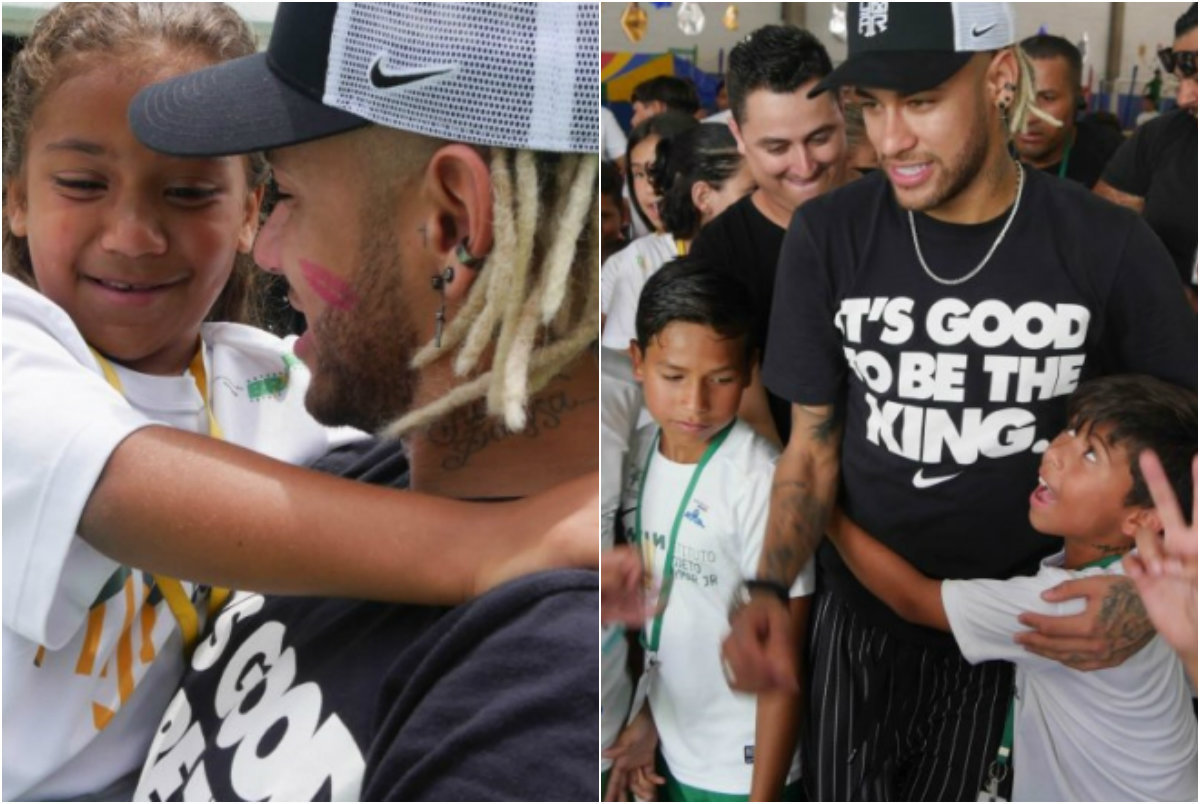 INSTITUTO NEYMAR JR. COMEMORA DIA DAS CRIANÇAS COM FESTA