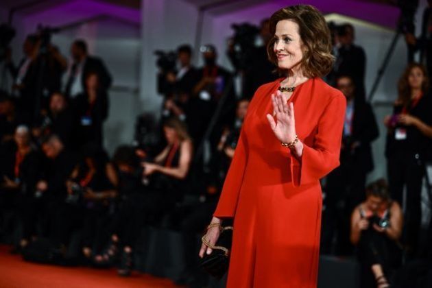 US actress Sigourney Weaver arrives on September 3, 2022 for the screening of the film "Master Gardener" presented out of competition during the 79th Venice International Film Festival at Lido di Venezia in Venice, Italy.
Marco BERTORELLO / AFP