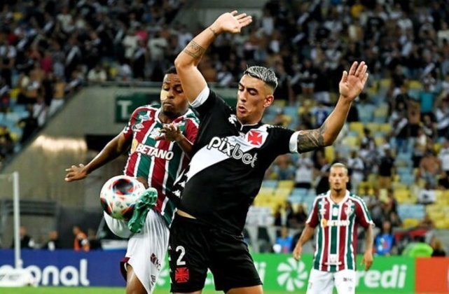 FEVEREIRO - Foi no segundo mês do ano que o Vasco teve o seu primeiro clássico em 2023. No Maracanã, o time de Barbieri perdeu por 2 a 0 para o Fluminense, com dois gols de Germán Cano - Foto: Mailson Santana/Fluminense