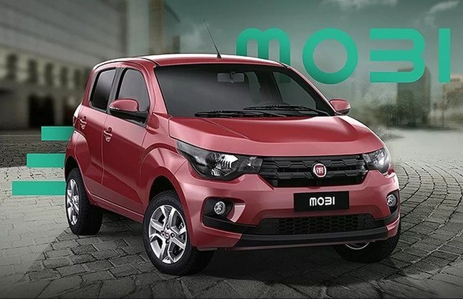 Fiat Mobi - Lançado no Brasil em 2016. Preço: R$ 65 mil 