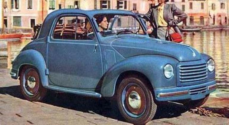 Fiat Topolino na década de 50 (Foto Reprodução/Internet)