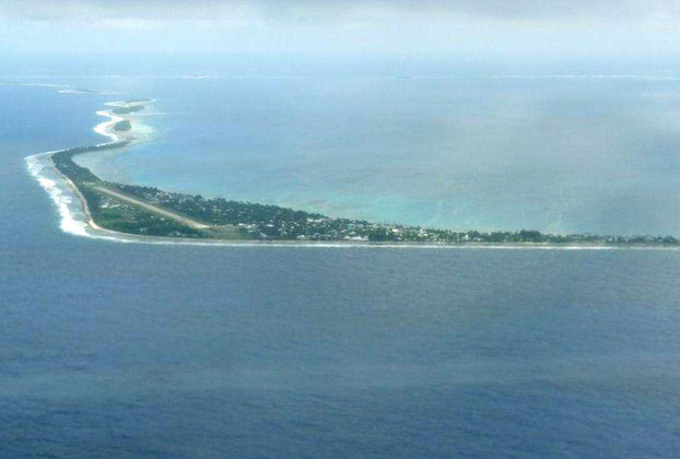 Fica a torcida para que Tuvalu sobreviva à fase de mudanças climáticas.