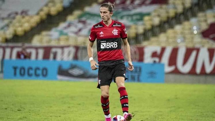 Filipe Luís (lateral-esquerdo): torcedor do Flamengo – atualmente no clube