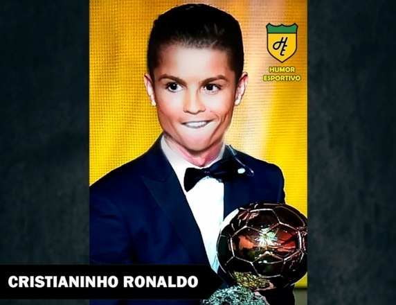 Filtro de bebê do Snapchat - Cristiano Ronaldo