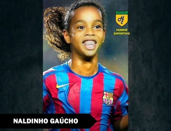 Filtro de bebê do Snapchat - Ronaldinho Gaúcho