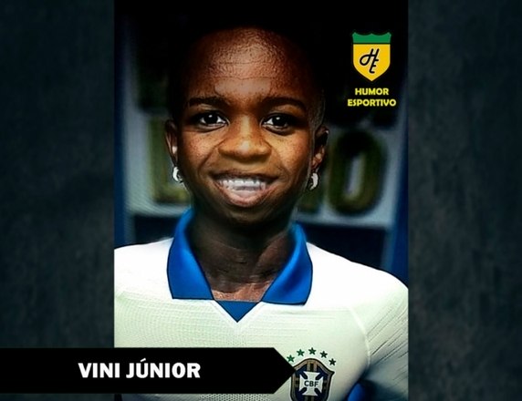 Filtro de bebê do Snapchat - Vinicius Júnior