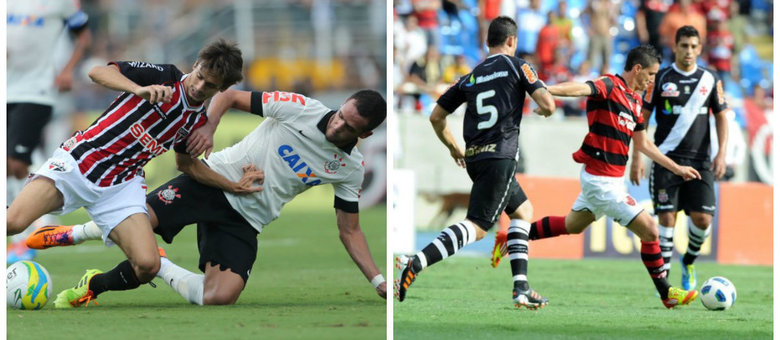 Corinthians x São Paulo e Flamengo x Vasco decidem no eixo Rio-SP