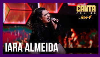 Iara Almeida se apresenta com mais um rock e faz 89 jurados cantarem com ela (Edu Moraes/Record TV)