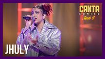Jhuly impressiona 92 jurados com música de Beyoncé (Edu Moraes /Record TV)