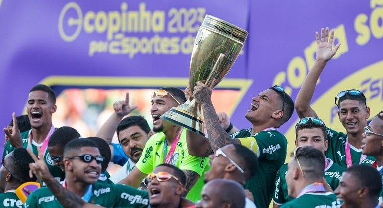 Palmeiras comemora conquista da Copinha