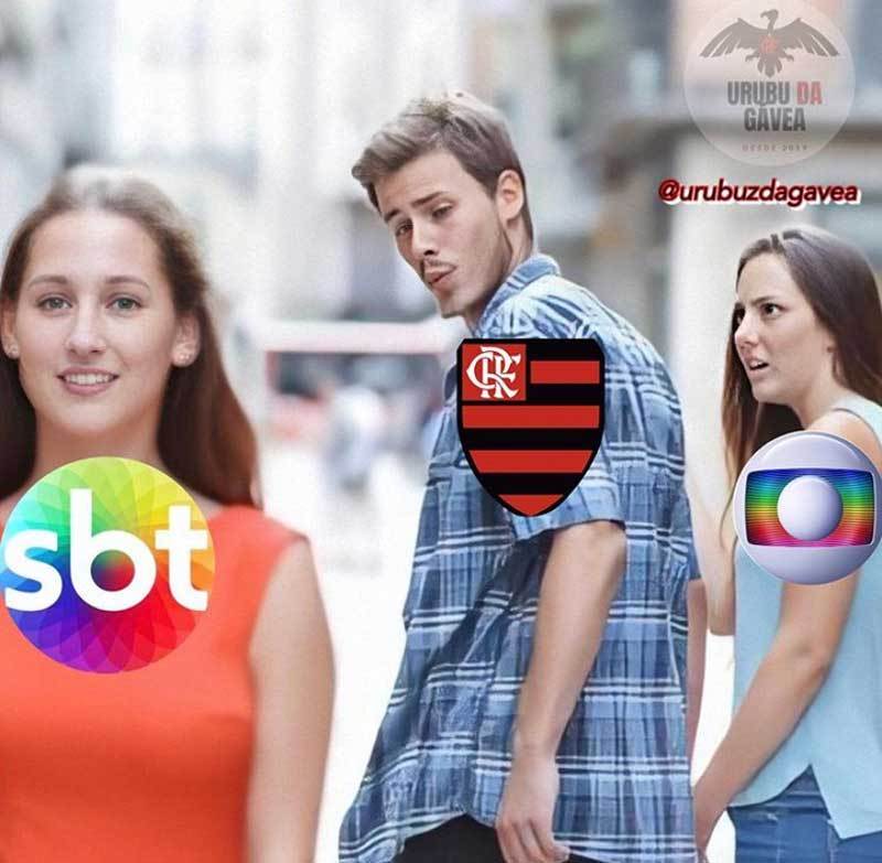 Transmissão da Final do carioca entre Flamengo e Fluminense no SBT vira meme