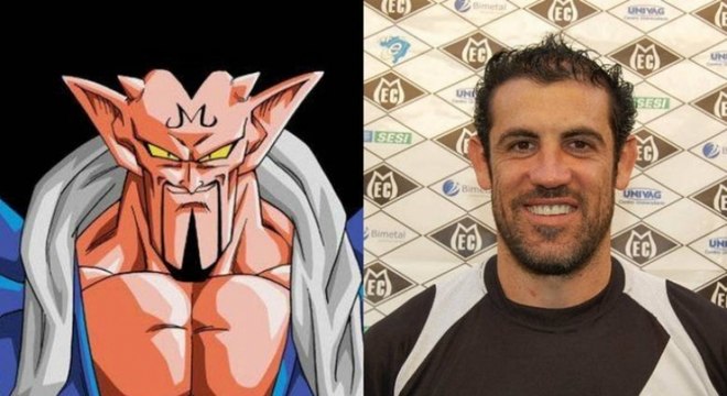 Finazzi e Dabura, personagem de 'Dragon Ball Z'