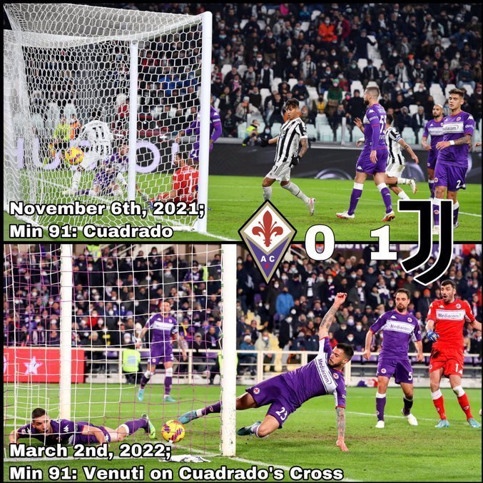 Fiorentina X Juve no primeiro turno e na Copa Itália
