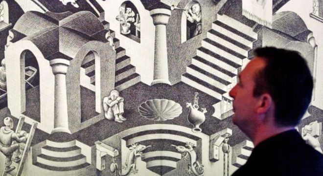 A fita de Möbius inspirou ao artista M.C. Escher