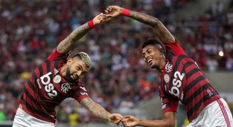 Gabigol e Bruno Henrique funcionaram novamente. Vantagem importante para chegar à decisão