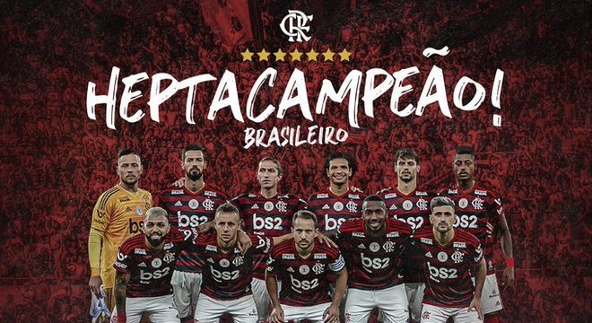 O time histórico do Flamengo. Campeão carioca, Brasileiro e da Libertadores