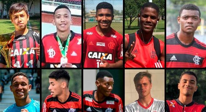 Meninos que perderam a vida no incêndio no Ninho do Urubu, em 2019