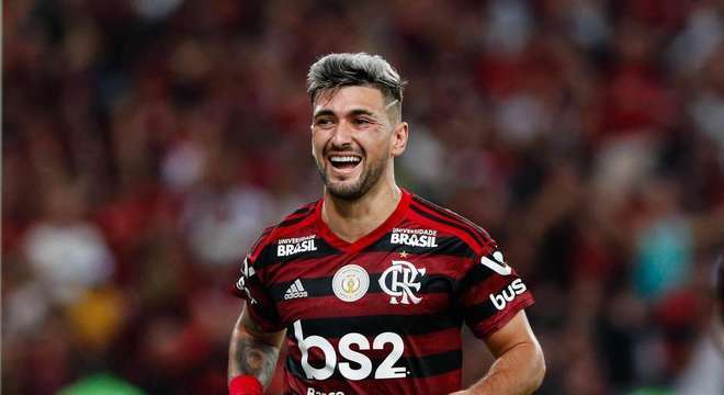 Flamengo - Arrascaeta: O meia uruguaio marcou o gol da virada do Mengo contra a Portuguesa-RJ por 2 a 1, no Maracanã, em partida válida pelo Campeonato Carioca