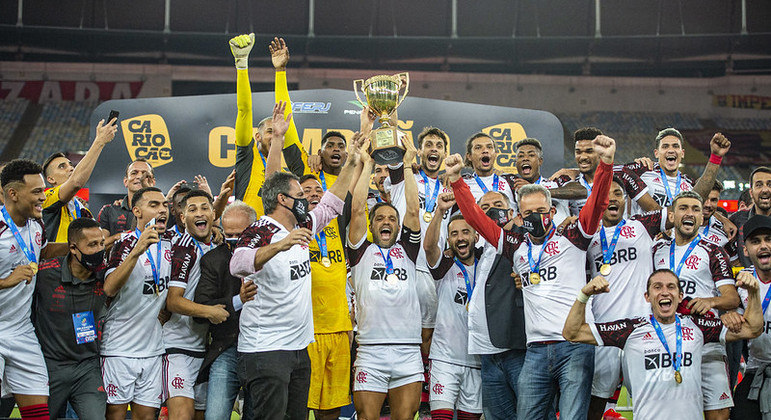 Flamengo foi o campeão carioca em 2021 somando os últimos três títulos em sequência