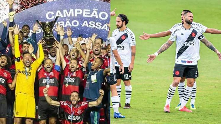 Flamengo e Vasco em 2020: o Flamengo, em mais um ano de dominância nacional, foi campeão brasileiro em 2020 e não apenas viu o seu maior rival, Vasco, ser rebaixado, como também o Botafogo.