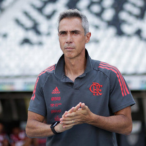 Paulo Sousa, técnico do Flamengo, no empate com o Resende