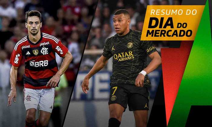 Flamengo tem jogadores com futuro em aberto, Mbappé quer jogar em novo clube... tudo isso e muito mais a seguir no resumo do Dia do Mercado desta quarta-feira (24):