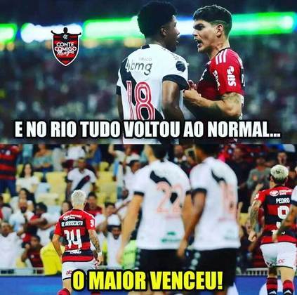 Flamengo vence o Vasco pelo Campeonato Carioca e rubro-negros fazem memes na web