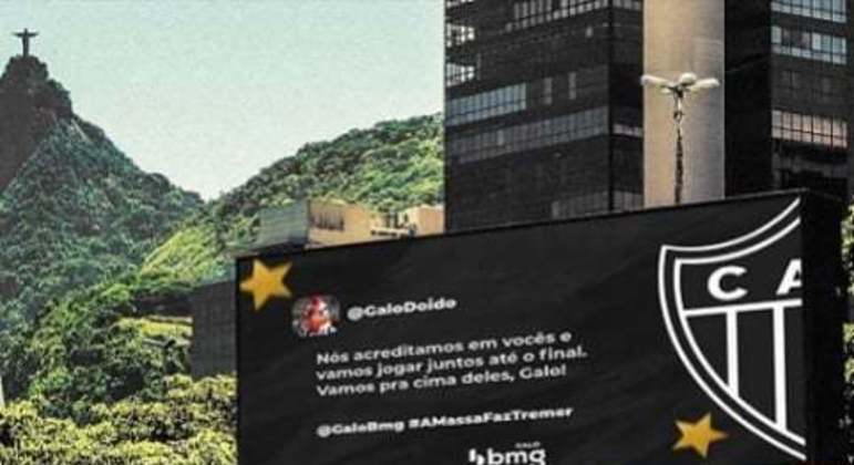 Flamengo x Atlético-MG - Campanha da BMG apoia o Galo no RJ