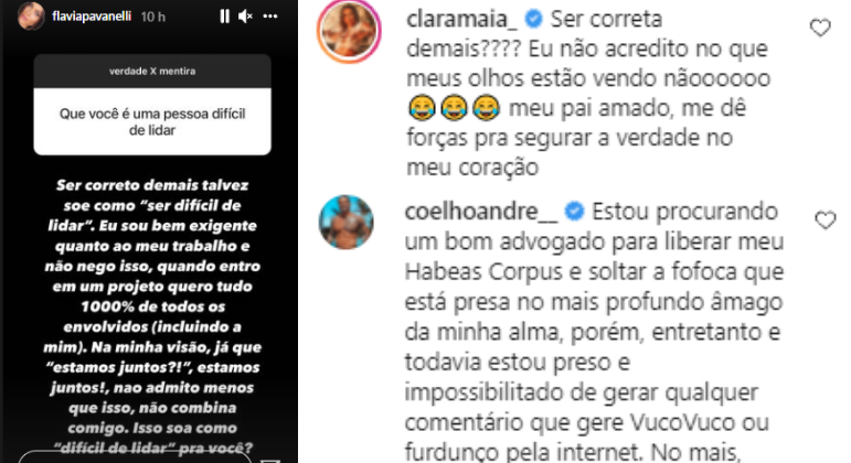 Flavia Pavanelli protagoniza briga com ex-sócia: 'Sou correta demais'
