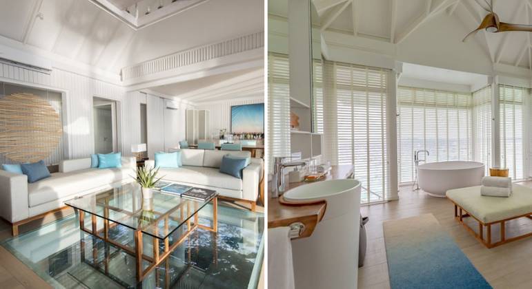 Pavanelli escolheu um resort de luxo para curtir os próximos dias
