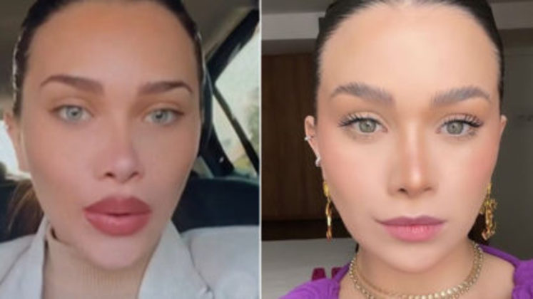 Flavia Pavanelli antes e depois