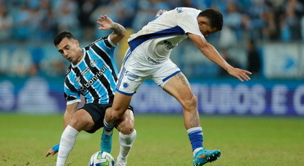 Grêmio e Cruzeiro empataram em 1 a 1