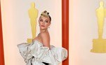 Florence Pugh é outra celebridade que usa um vestido com fenda