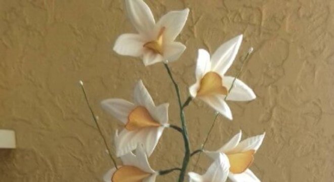 Flores de EVA em arranjo