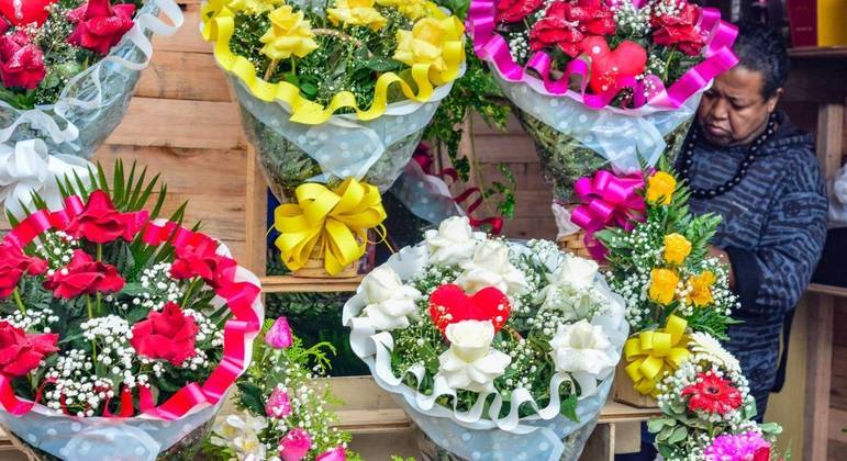 Flores são um dos itens mais vendidos no Dia dos Namorados