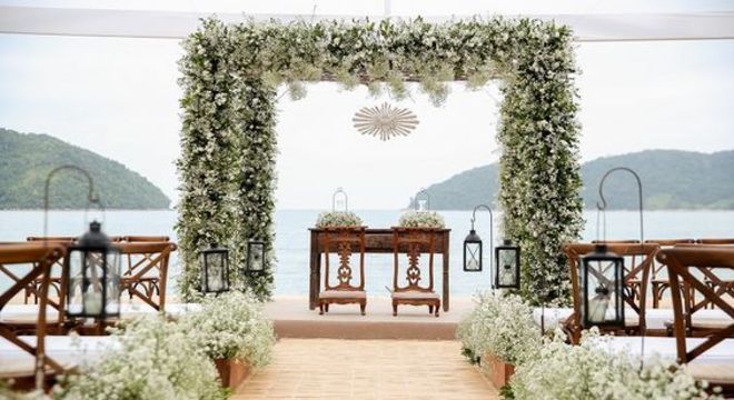 Flores para casamento com mosquitinhos