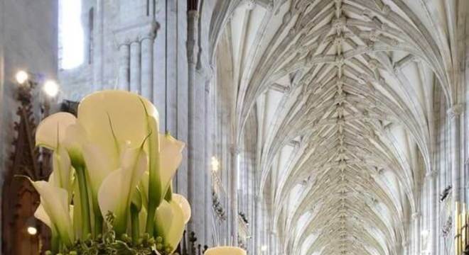 flores para casamento no caminho da noiva