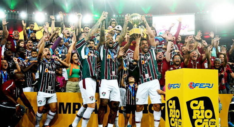 A festa inesquecível do Fluminense, no último título da carreira de Fred. Vitória sobre o Fla