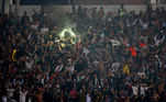 Nas arquibancadas do estádio Beira Rio, torcedores do Flu ficaram em êxtase com a classificação