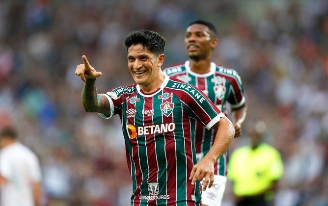 Germán Cano (Fluminense)Gols: 7Além dos sete gols marcados no Brasileirão, o argentino é artilheiro da Libertadores, com nove gols. O sonho do Fluzão em conquistar mais um título em 2023 passa pelos pés de Cano