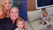 Ana Paula Siebert mostra Vicky, de 1 ano, com bolsa de R$ 11 mil 