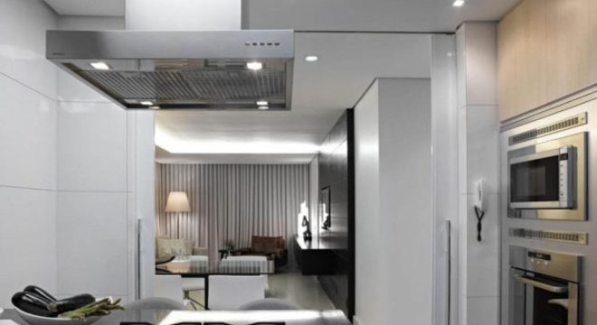 Fogão 4 bocas na ilha gastronomica