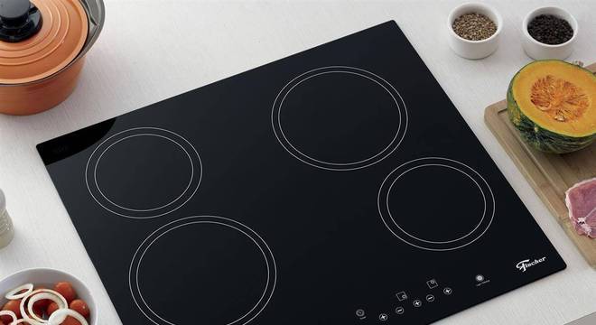 Fogo 4 bocas cooktop fischer por indução